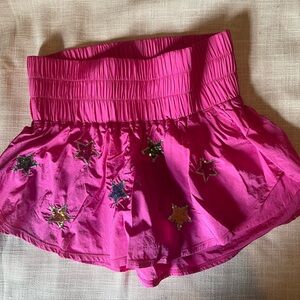 Peach Love California Pink Star Skort